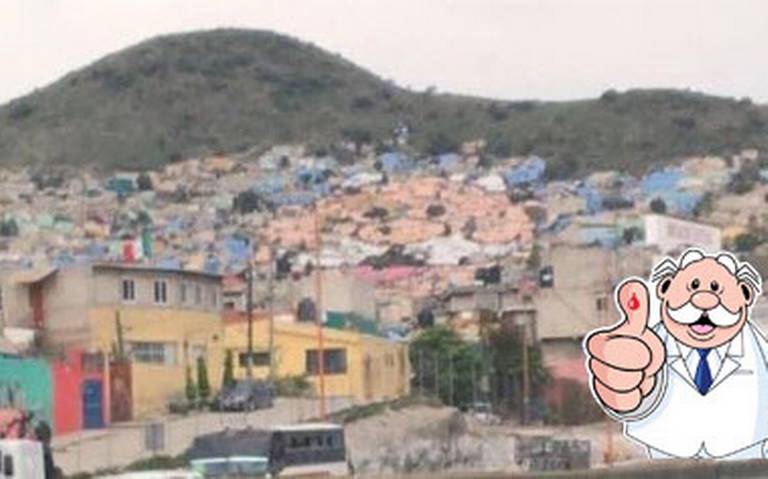 Forman cara gigante del Dr. Simi en casas de Ecatepec - La Prensa |  Noticias policiacas, locales, nacionales