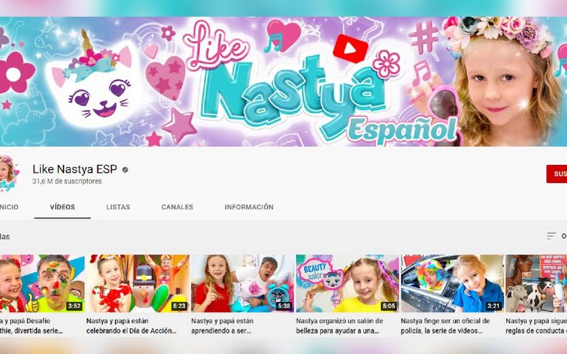 Like Nastya, la niña de 7 años que se cuela en lista de youtubers más ricos  del mundo - La Prensa | Noticias policiacas, locales, nacionales