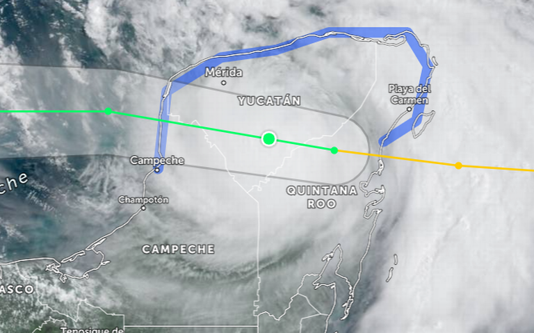 Grace se degrada a tormenta tropical y se aleja de Quintana Roo - La Prensa  | Noticias policiacas, locales, nacionales