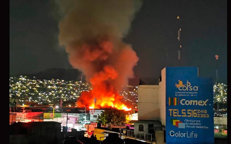 El fuego consume el centro comercial mas grande de Oaxaca - La Prensa |  Noticias policiacas, locales, nacionales